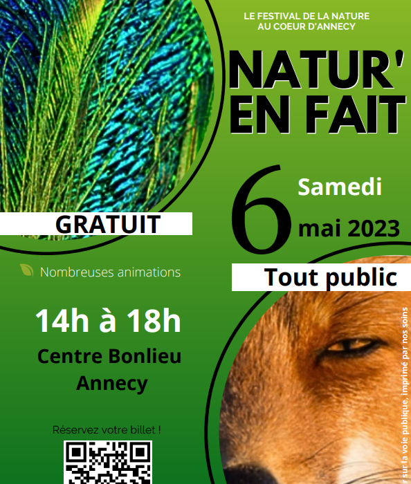 2023 – Le 1er festival Natur&rsquo;en Fait à Annecy